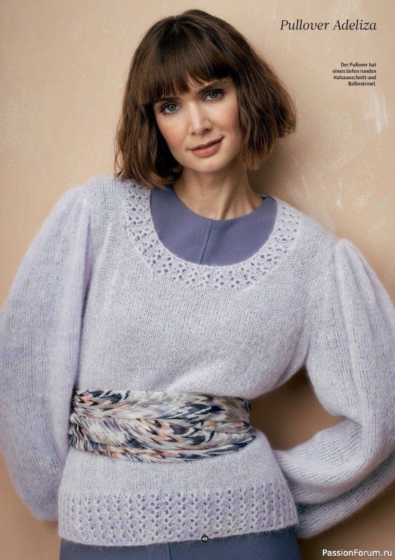 Вязаные модели в журнале «The Knitter №68 2024»