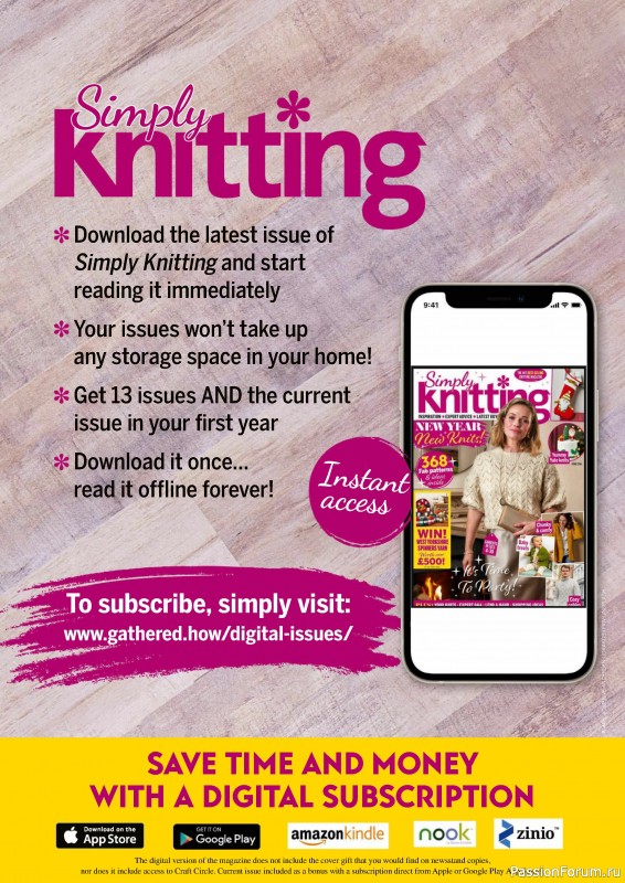 Вязаные проекты крючком в журнале «Simply Knitting №258 2024»