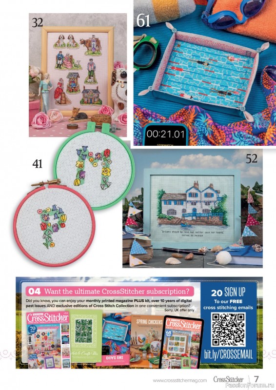 Коллекция вышивки в журнале «CrossStitcher №420 2025»