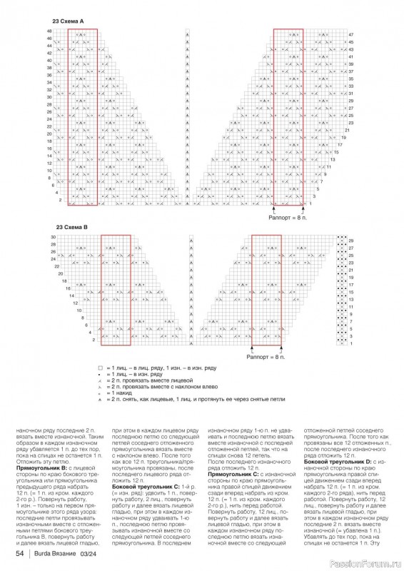 Вязаные модели в журнале «B-Вязание №3 2024»