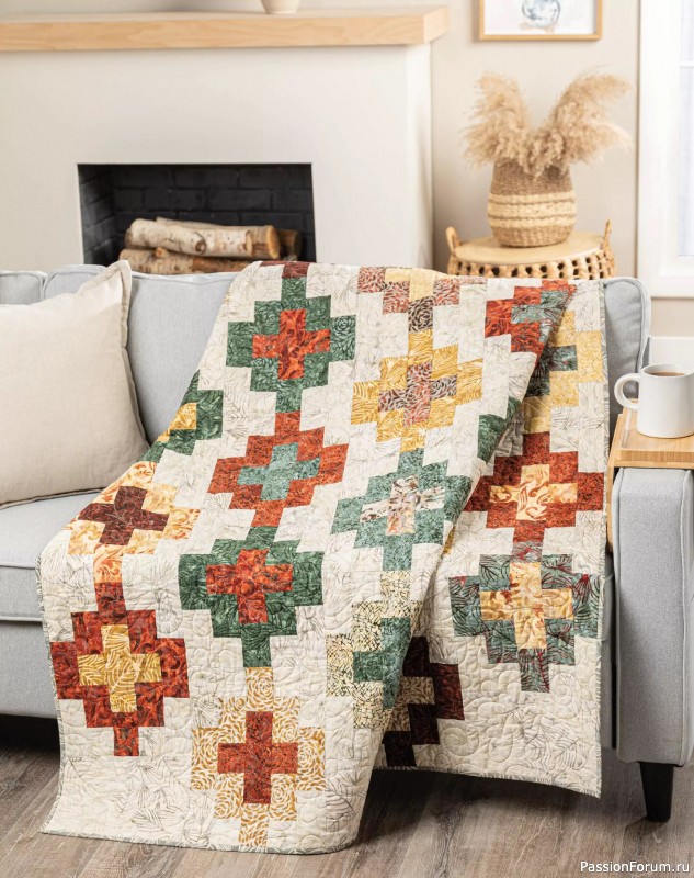 Коллекция проектов для рукодельниц в журнале «Quilter's World - Autumn 2025»