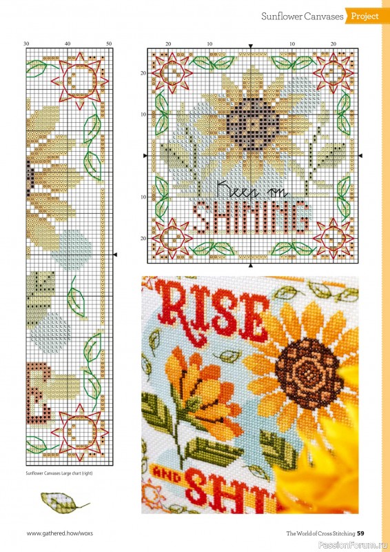 Коллекция вышивки в журнале «The World of Cross Stitching - August 2024»