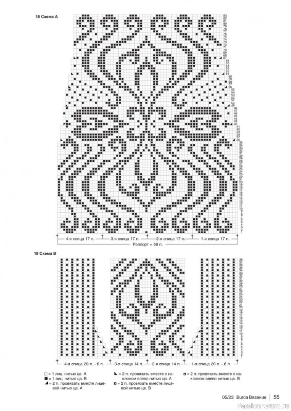 Вязаные модели в журнале «B-Вязание №5 2023»