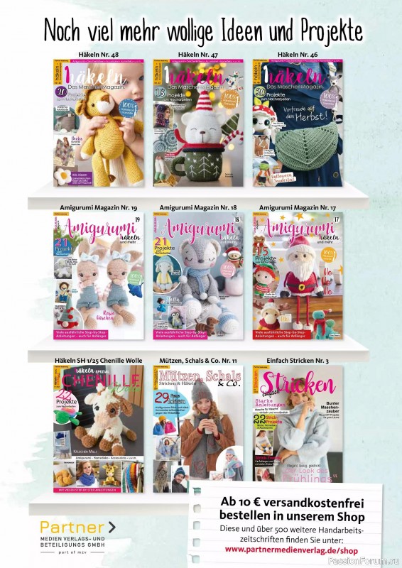 Вязаные проекты в журнале «Best of Amigurumi Spezial №1 2025»