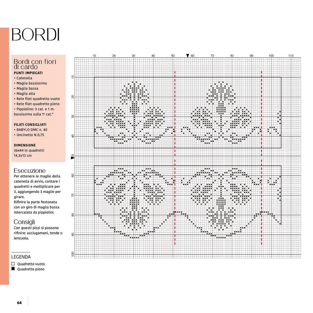 Журнал "Uncinetto Manuale Filet" №4 2021