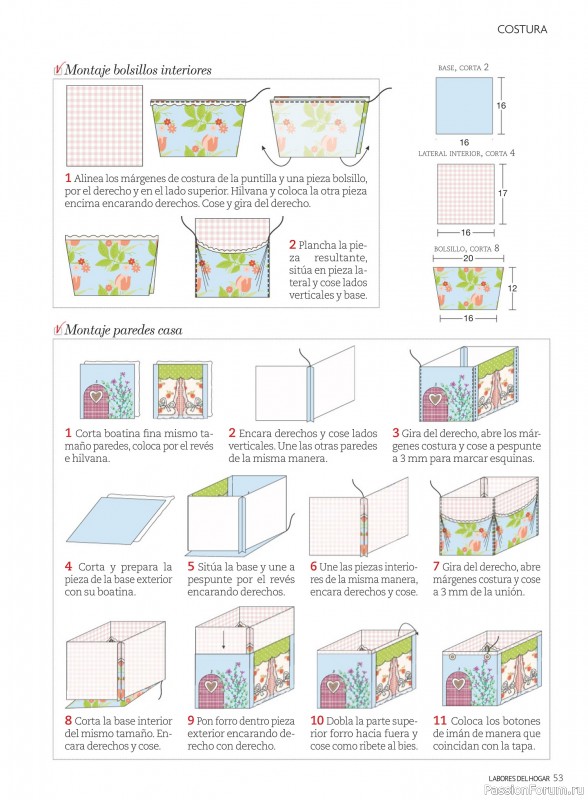 Коллекция проектов для рукодельниц в журнале «Labores del hogar №777 2024»