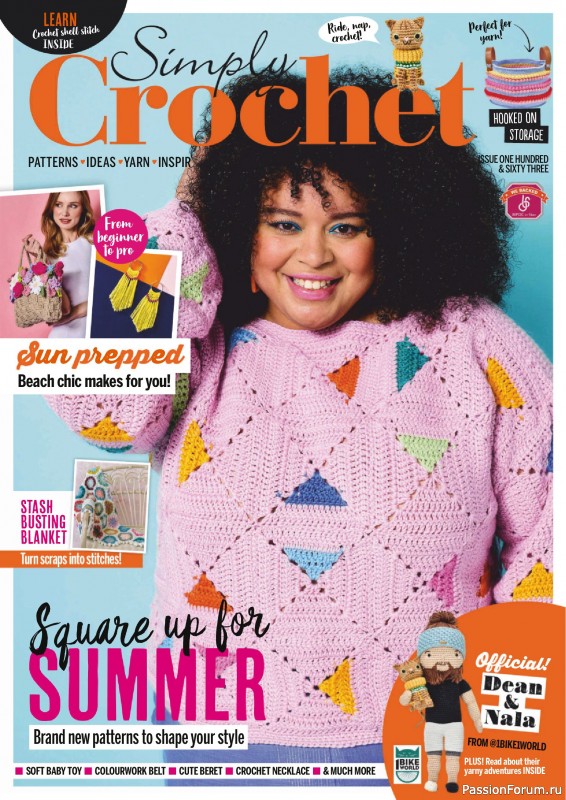 Вязаные проекты крючком в журнале &laquo;Simply Crochet №163 2025&raquo;