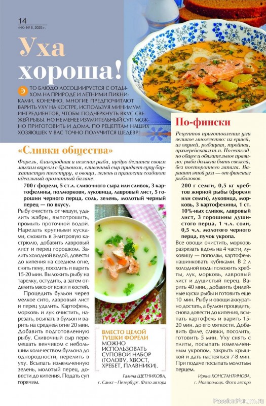 Коллекция кулинарных рецептов в журнале «Наша кухня №6 2025»