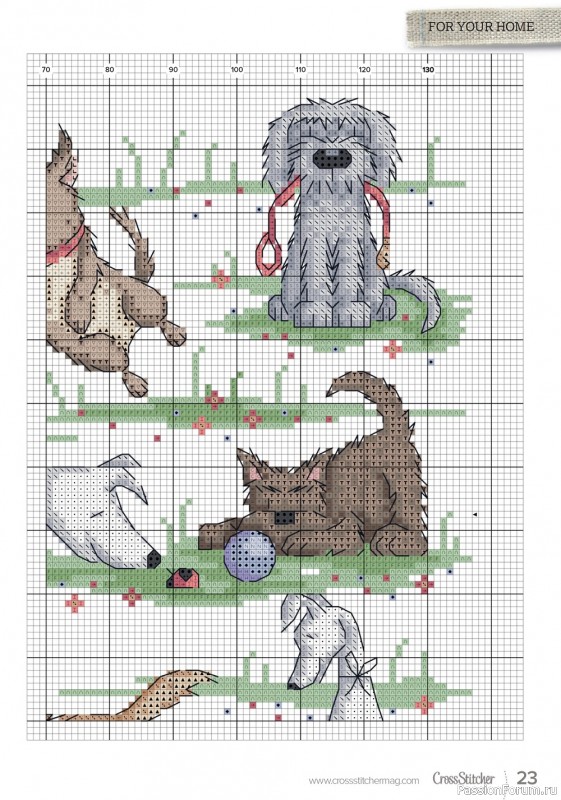 Коллекция вышивки в журнале «CrossStitcher №392 2023»