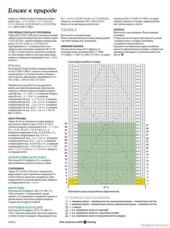 Вязаные модели в журнале «Knitting. Вязание №2 2023»