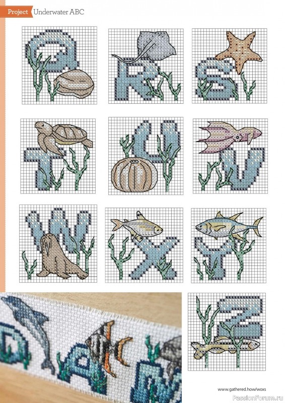 Коллекция вышивки в журнале «The World of Cross Stitching №335 2023»