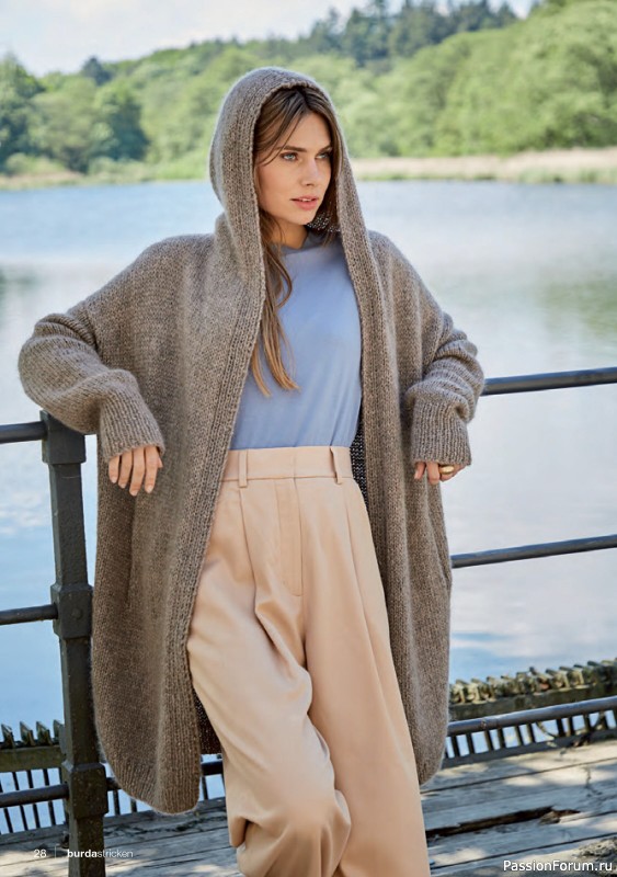 Вязаные модели в журнале «Burda Stricken №5 2021»