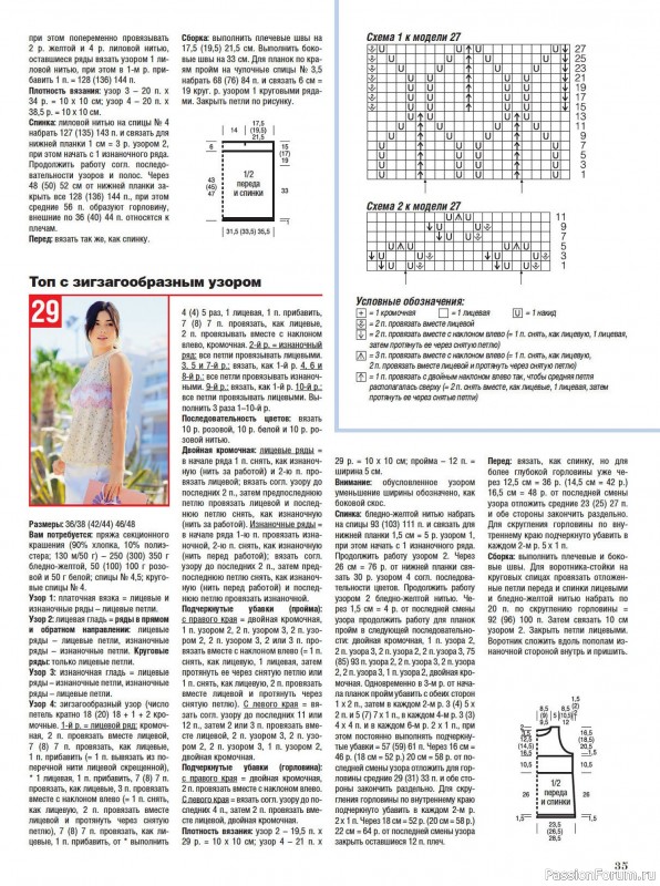 Вязаные модели в журнале «Сабрина №7 2024»