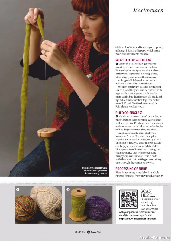 Вязаные проекты спицами в журнале «The Knitter №214 2025»