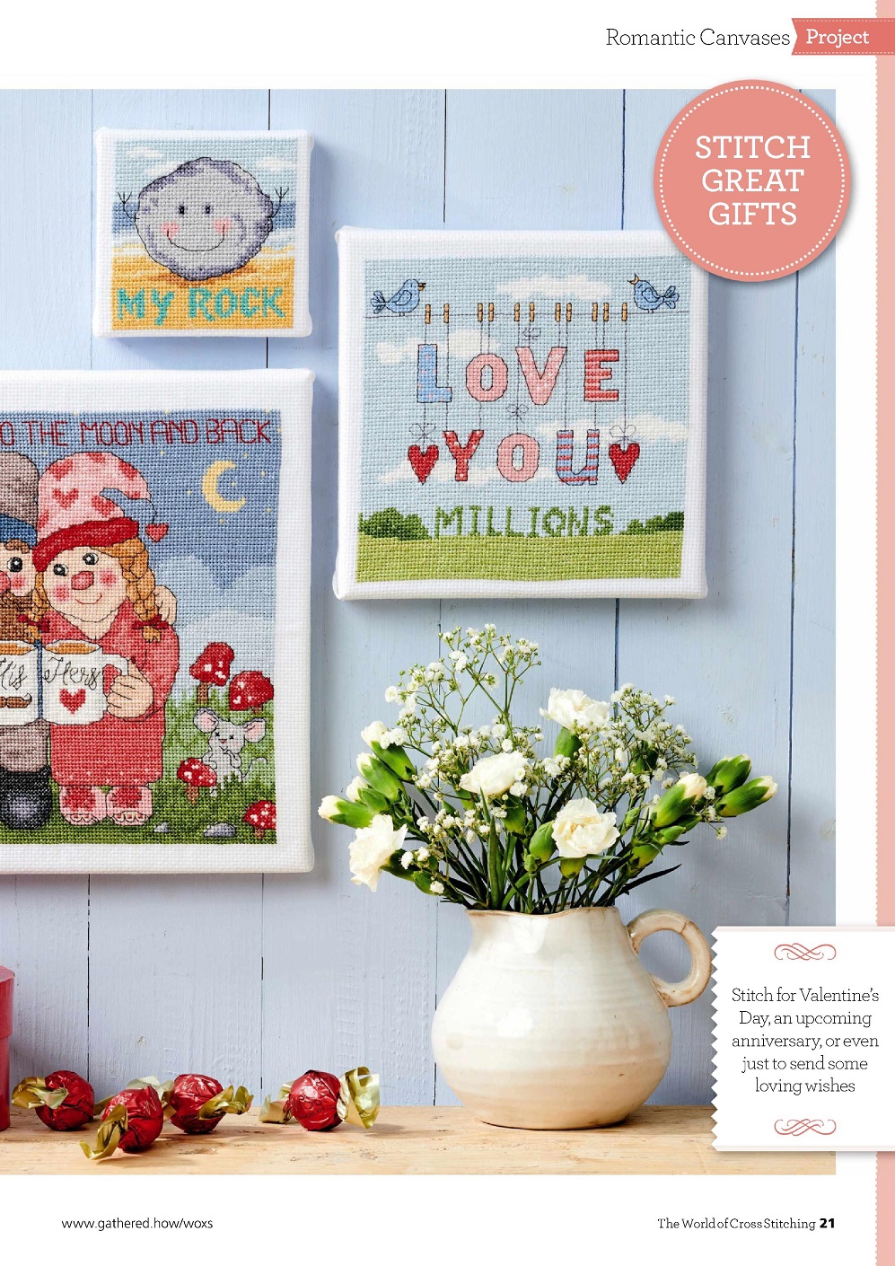Журнал "The World of Cross Stitching №316 2022"