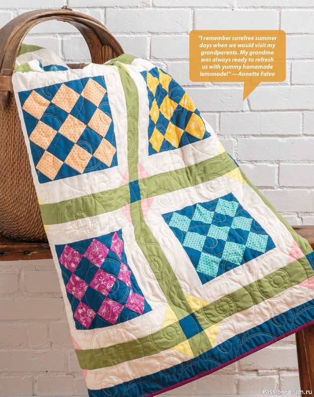 Коллекция проектов для рукодельниц в журнале «Quilter's World Special Edition - Late Spring 2025»