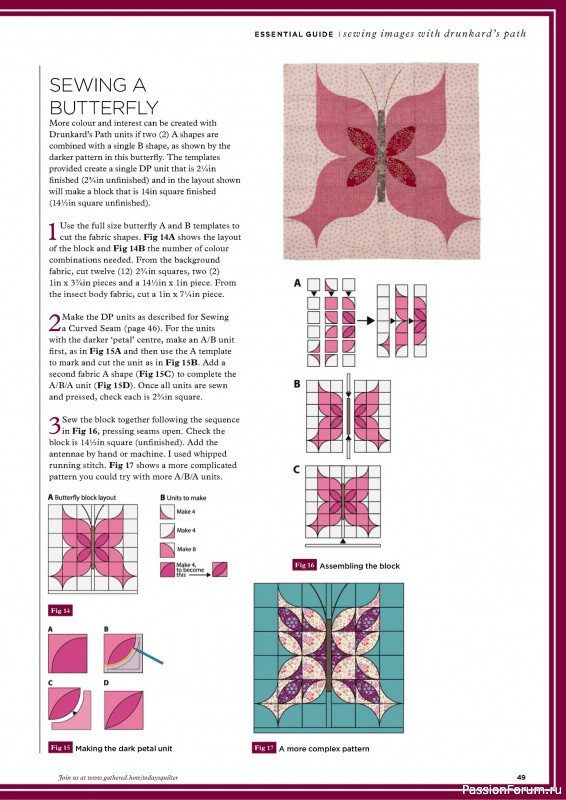 Коллекция проектов для рукодельниц в журнале «Today's Quilter №119 2024»