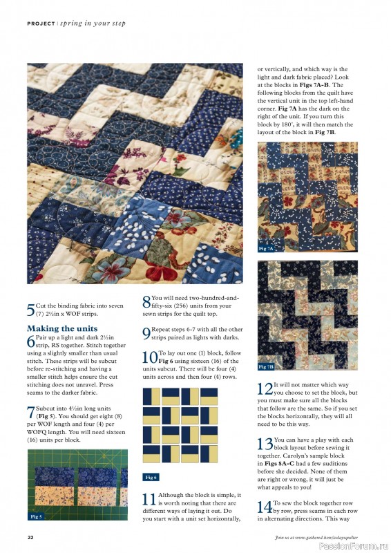 Коллекция проектов для рукодельниц в журнале «Todays Quilter №127 2025»