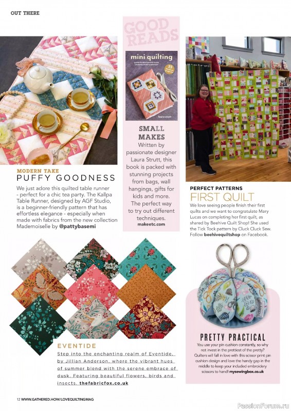 Коллекция проектов для рукодельниц в журнале «Love Patchwork & Quilting №150 2025»