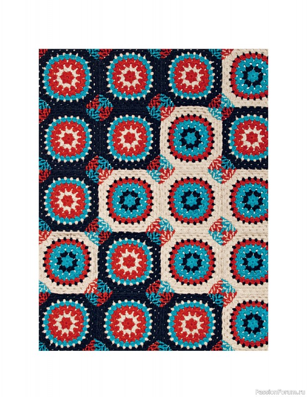 Вязаные проекты в книге «Crochet Squares»