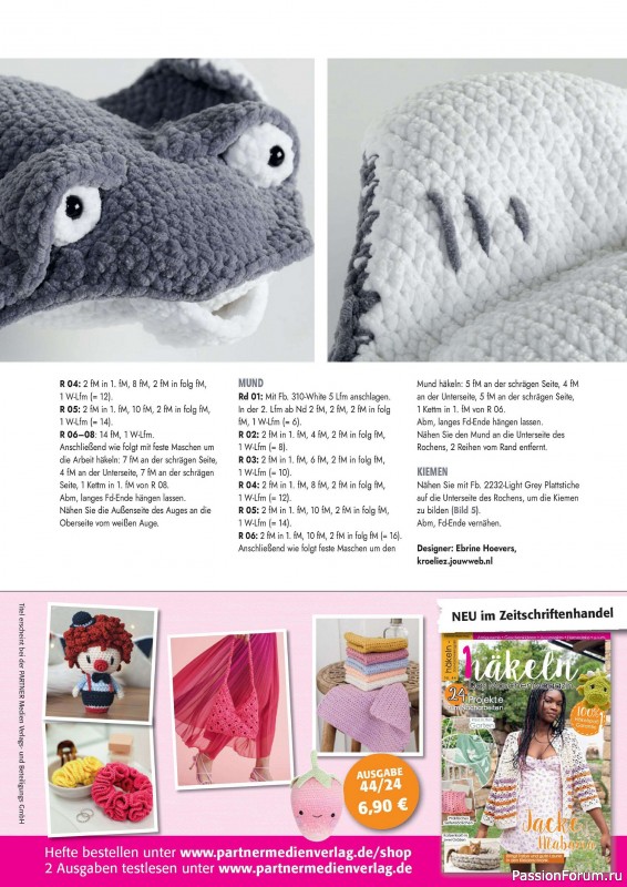 Вязаные проекты в журнале «Amigurumi Magazin №15 2024»