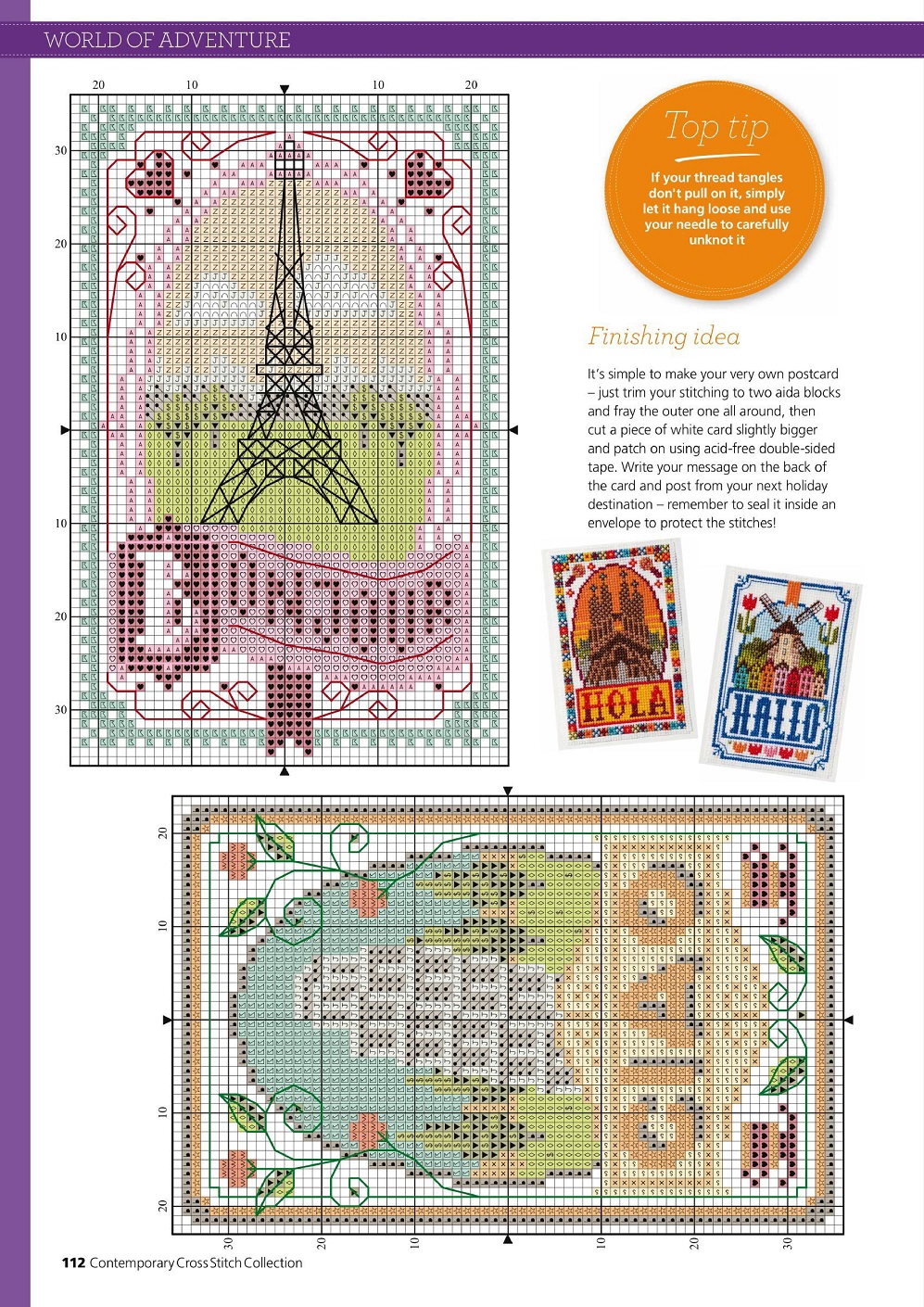 Журнал по вышивке крестом "Contemporary Cross Stitch Collection 2021"