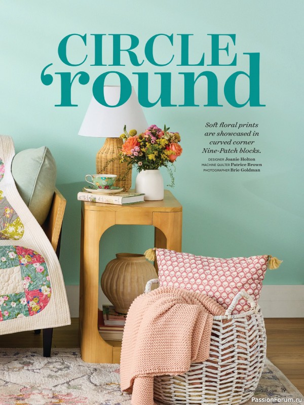 Коллекция проектов для рукодельниц в журнале «American Patchwork & Quilting №195 2025»