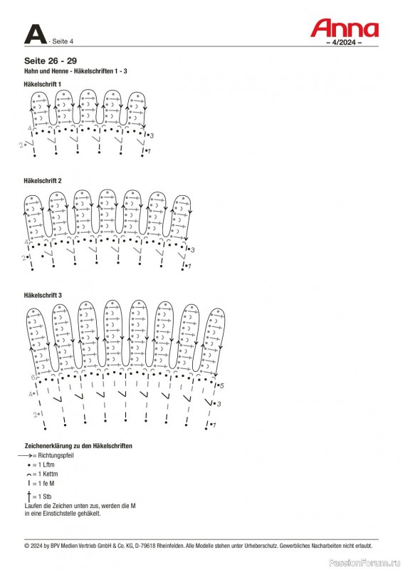 Коллекция проектов для рукодельниц в журнале «Anna №4 2024 Germany»