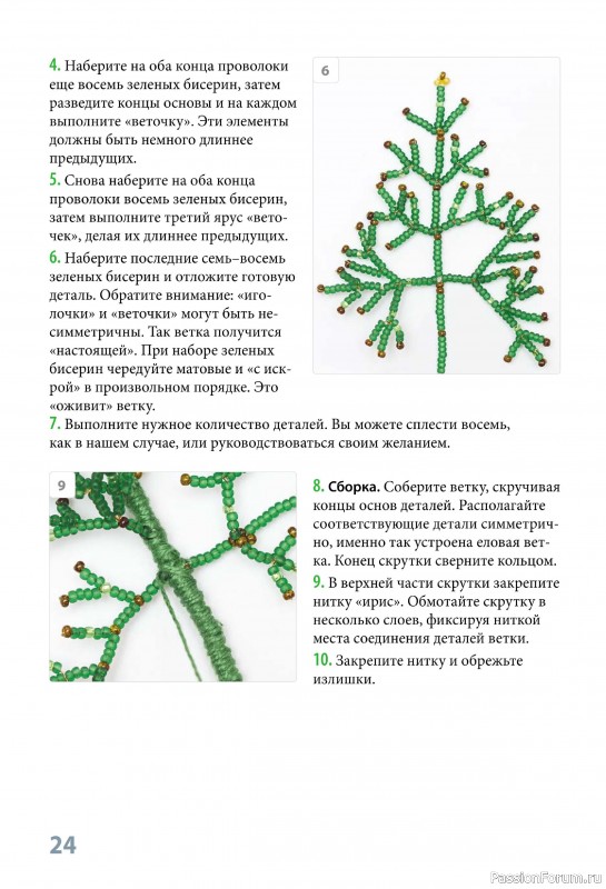 Коллекция проектов по бисероплетению в книге «Фейерверк новогодних идей»