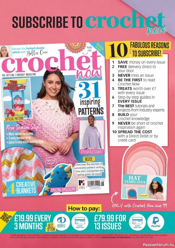 Вязаные проекты крючком в журнале «Crochet Now №98 2023»