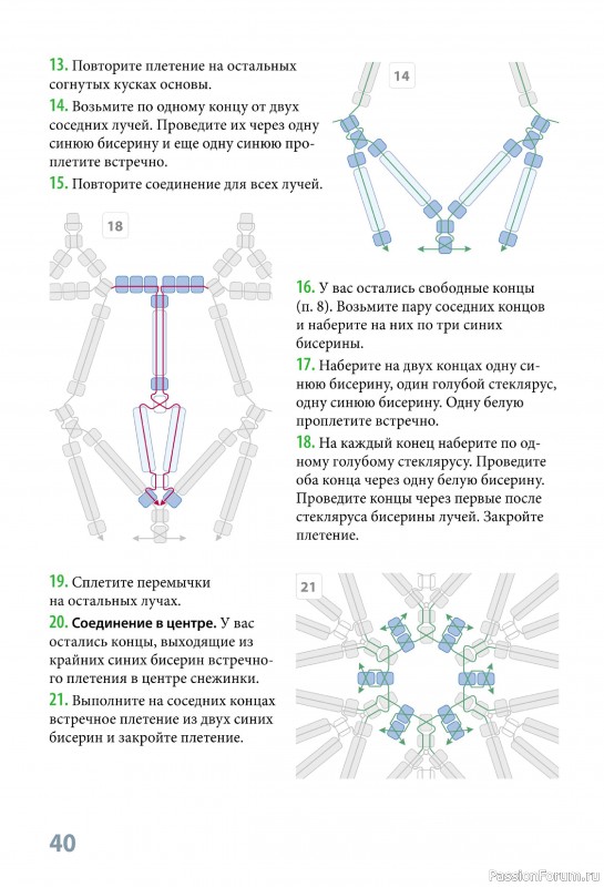 Коллекция проектов по бисероплетению в книге «Фейерверк новогодних идей»