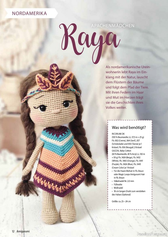 Вязаные проекты крючком в журнале «Amigurumi Magazin №21 2025»