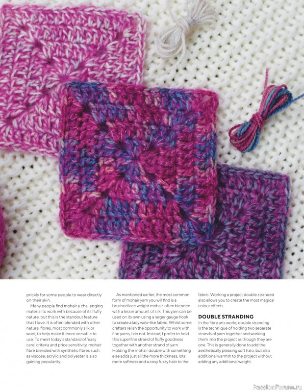 Вязаные проекты крючком в журнале «Homespun Crochet №3 2022»