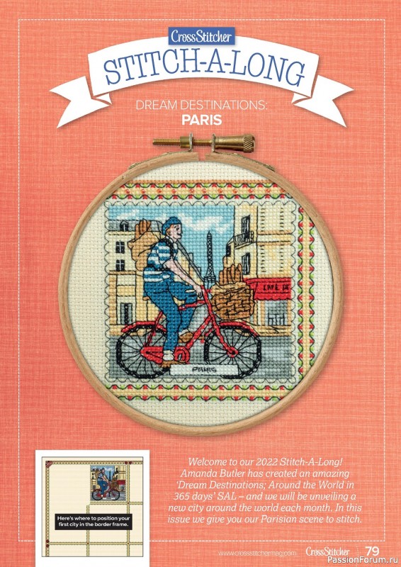 Коллекция вышивки крестиком в журнале «CrossStitcher №381 2022»