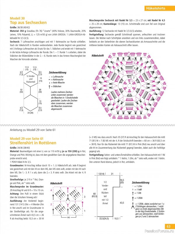 Вязаные модели в журнале «Hundert Seiten voller Ideen HU043 2023»