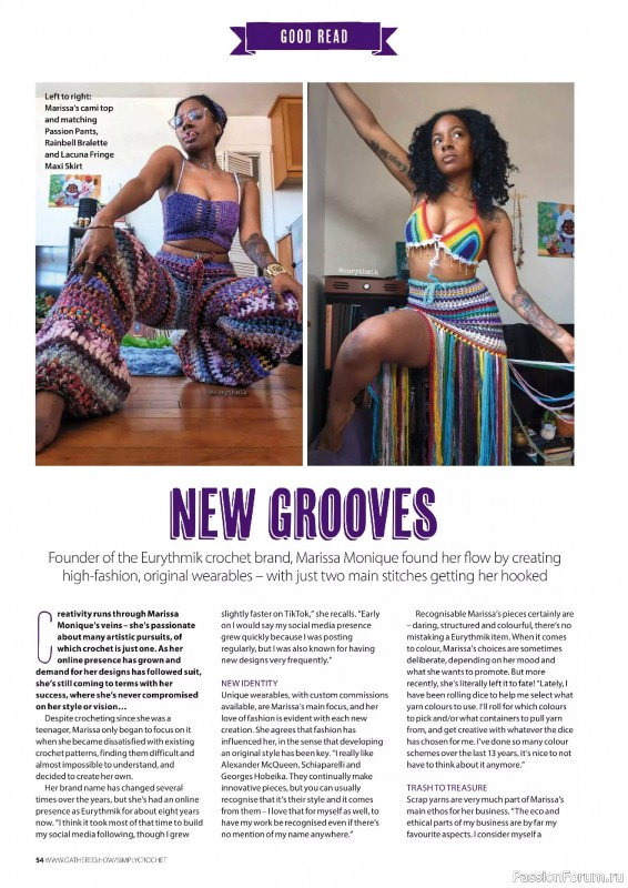 Вязаные проекты крючком в журнале «Simply Crochet №161 2025»