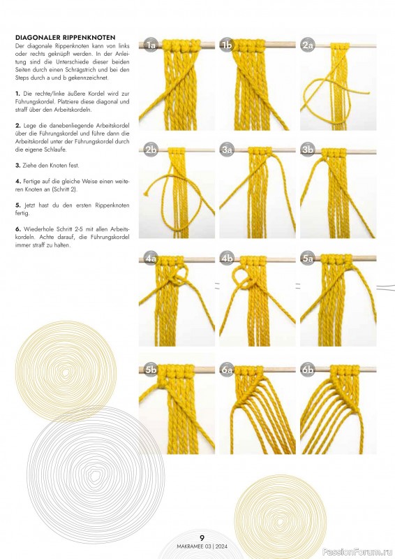 Коллекция проектов для рукодельниц в журнале «Hakeln Sonderheft - Makramee №3 2024»