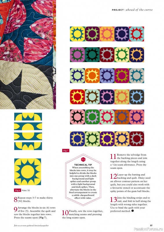 Коллекция проектов для рукодельниц в журнале «Todays Quilter №127 2025»