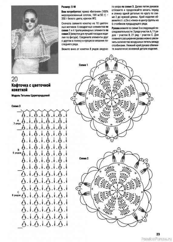 Вязаные модели крючком в журнале «Вяжем крючком №8 2022»