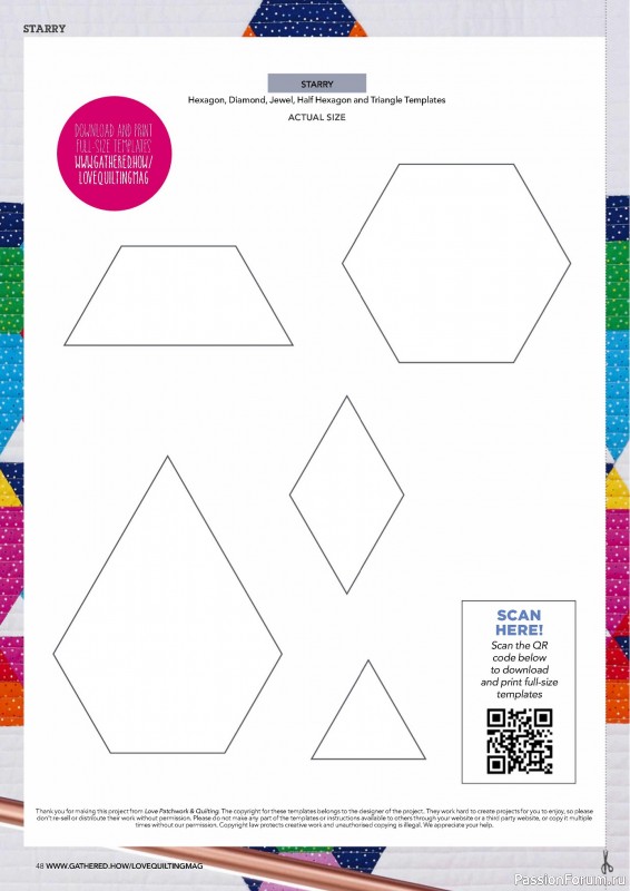Коллекция проектов для рукодельниц в журнале «Love Patchwork & Quilting №145 2024»