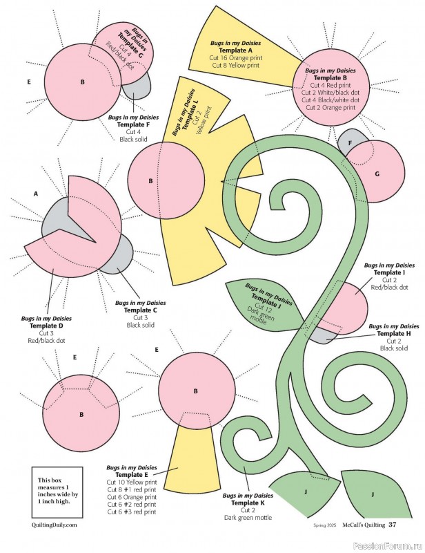 Коллекция проектов для рукодельниц в журнале «McCalls Quilting - Spring 2025»