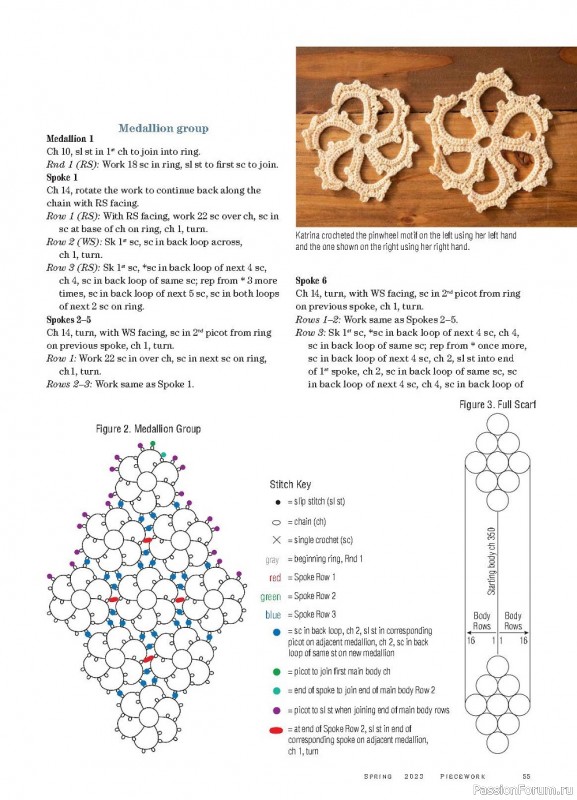 Коллекция проектов для рукодельниц в журнале «PieceWork - Spring 2023»