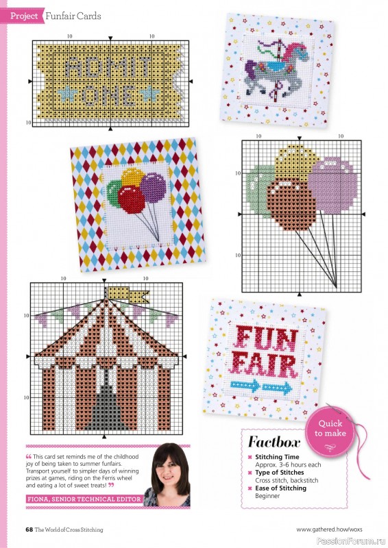 Коллекция вышивки в журнале «The World of Cross Stitching №358 2025»