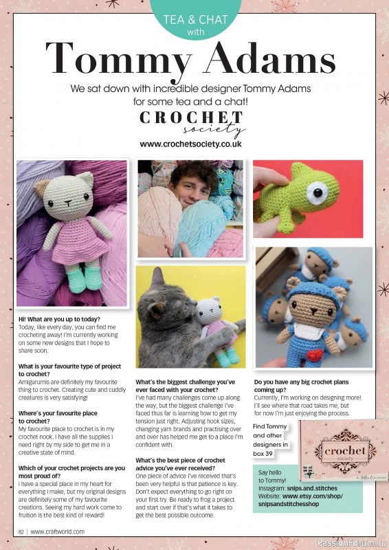 Вязаные проекты крючком в журнале «Crochet Now №100 2023»