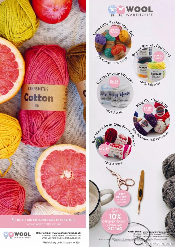 Вязаные проекты крючком в журнале «Simply Crochet №164 2025»