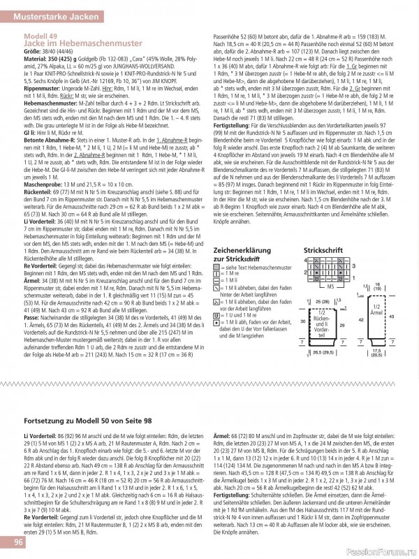 Вязаные проекты в журнале «Hundert Seiten voller Ideen Jacken №1 2023»