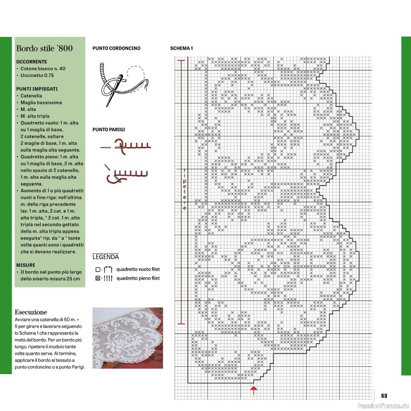 Вязаные проекты в журнале «Uncinetto Manuale Filet №12 2023»