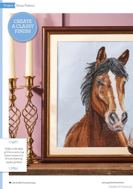 Коллекция вышивки в журнале «The World of Cross Stitching №322 2022»