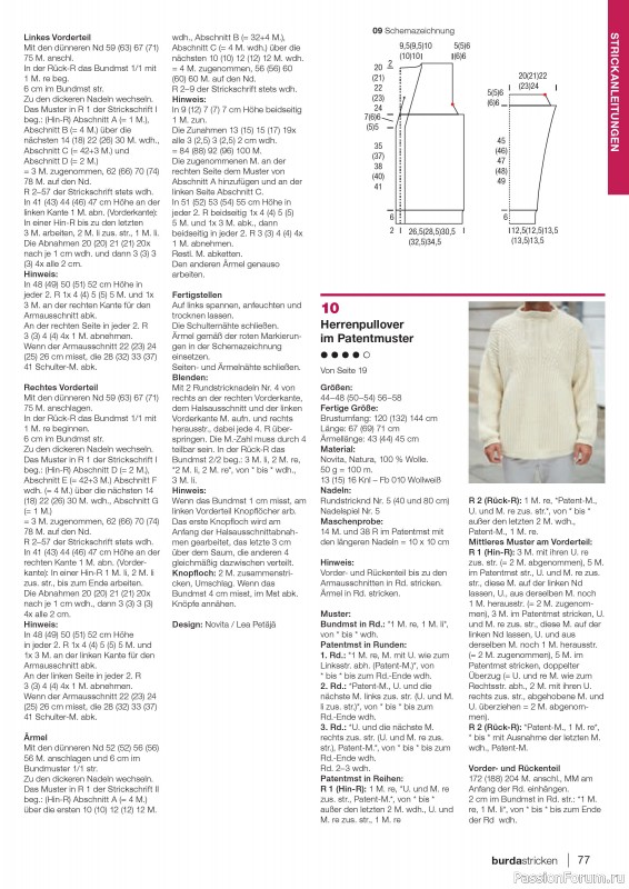 Вязаные модели в журнале «Burda Stricken №6 2020»
