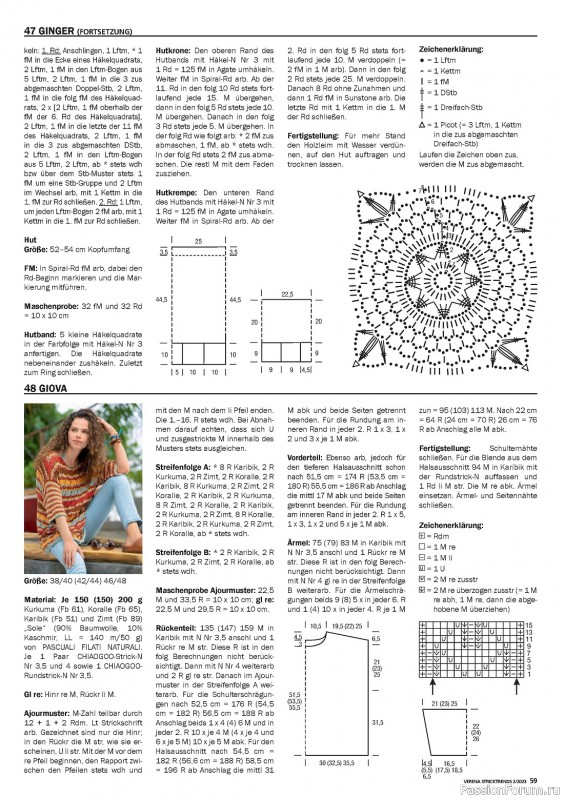 Вязаные модели в журнале «Verena Stricktrends №2 2023»